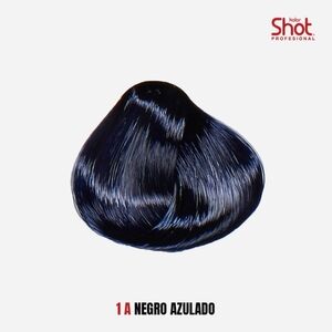 Kolor Shot Professional Hair Color Cream - Shade 1A Negro Azulado (Blue Black)